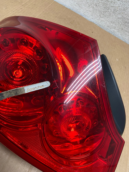 2007 to 2013 Infiniti G35 G37 Sedan Left Driver LH Side Tail Light AI8440 LK3