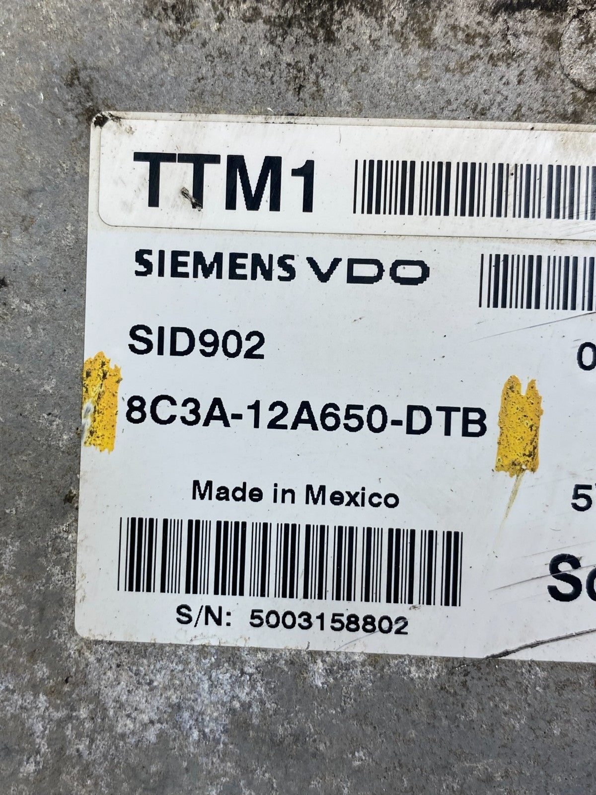 2008 2009 Ford Truck F250 F350 5.4L Engine Control Module ECU ECM ab4398 DG2