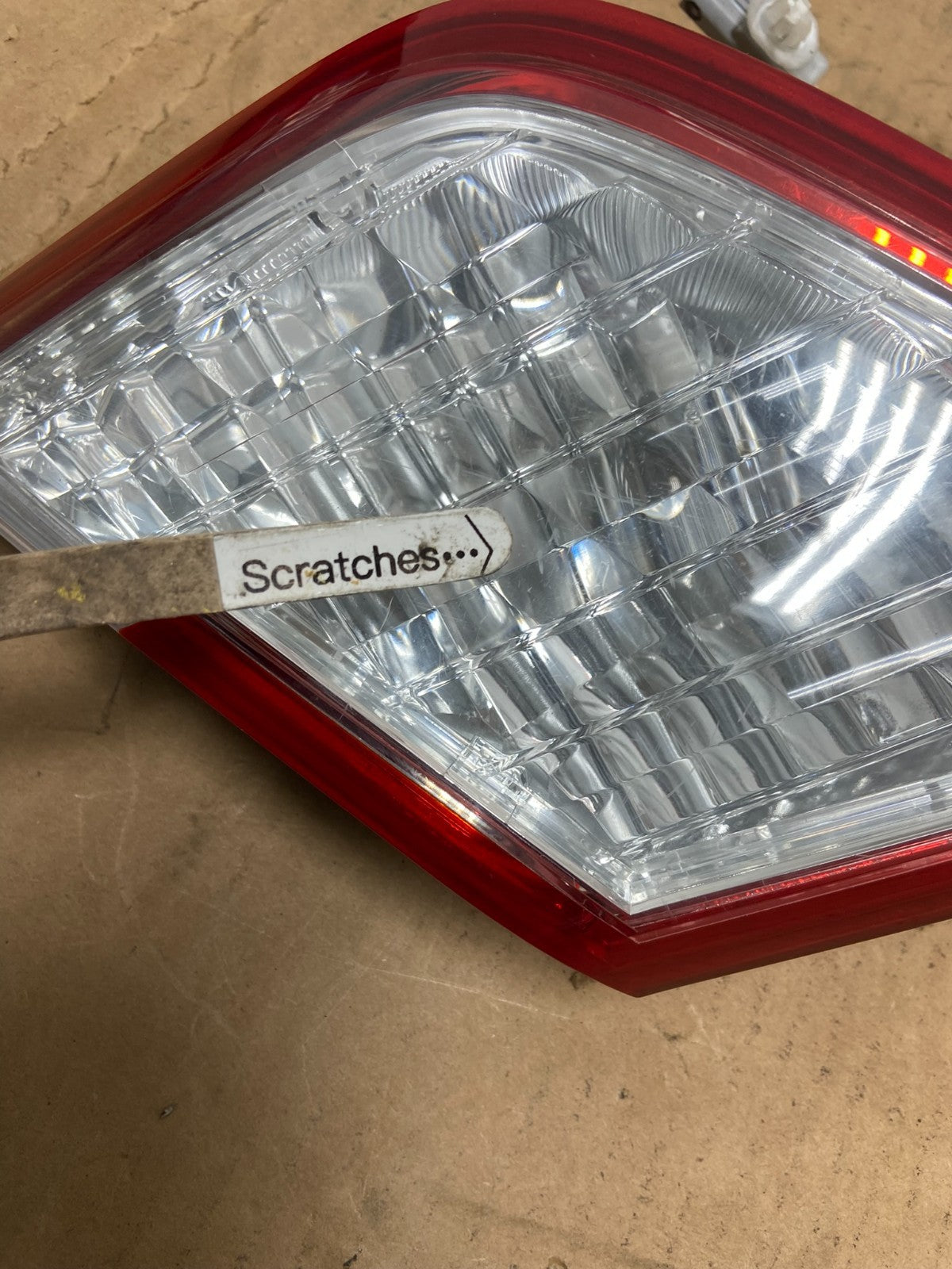 2007-2009 Toyota Camry Hybrid Left Driver LH Side Inner Tail Light AC8542 DW3