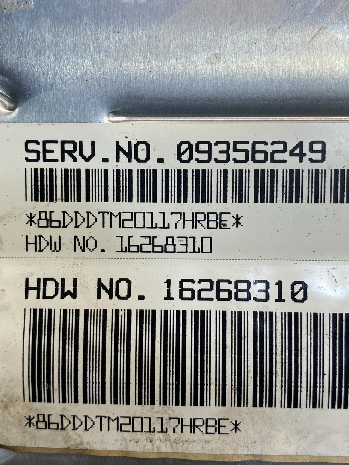 2000 Pontiac Grand AM Engine Control Module ECU ECM PCM 09356249 AE8012 DG2