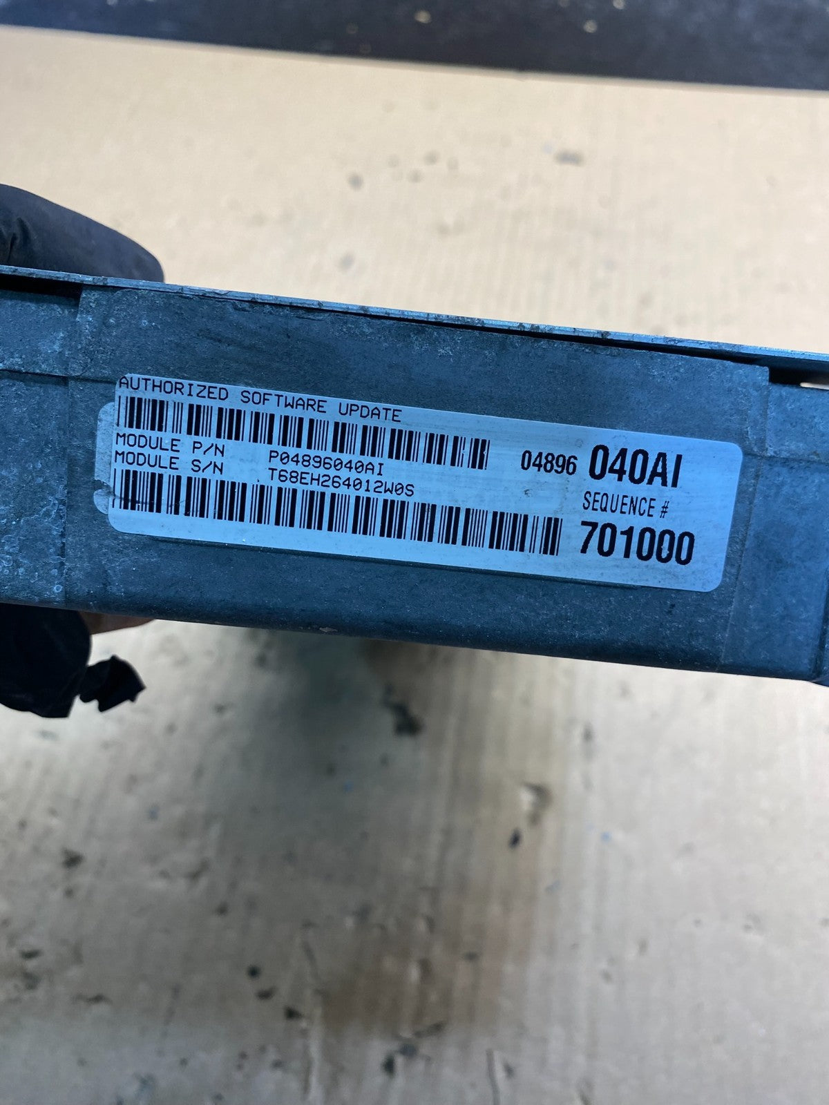 2001 Chrysler Sebring Engine Control Computer ECM p04896040ai AI5086 DW2