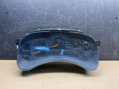 2003 to 2006 Chevrolet Silverado Speedometer Instrument Cluster AG9365 DG0