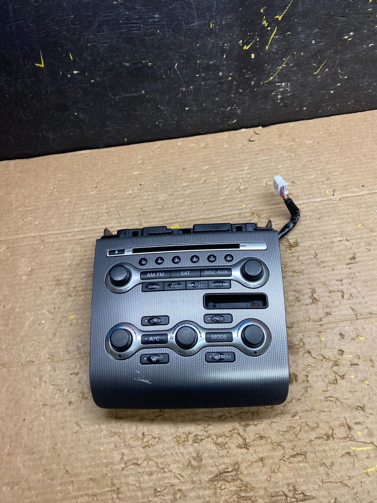 2010-2013 Nissan Maxima Center Console Climate Control Radio Bezel W6346 DG0