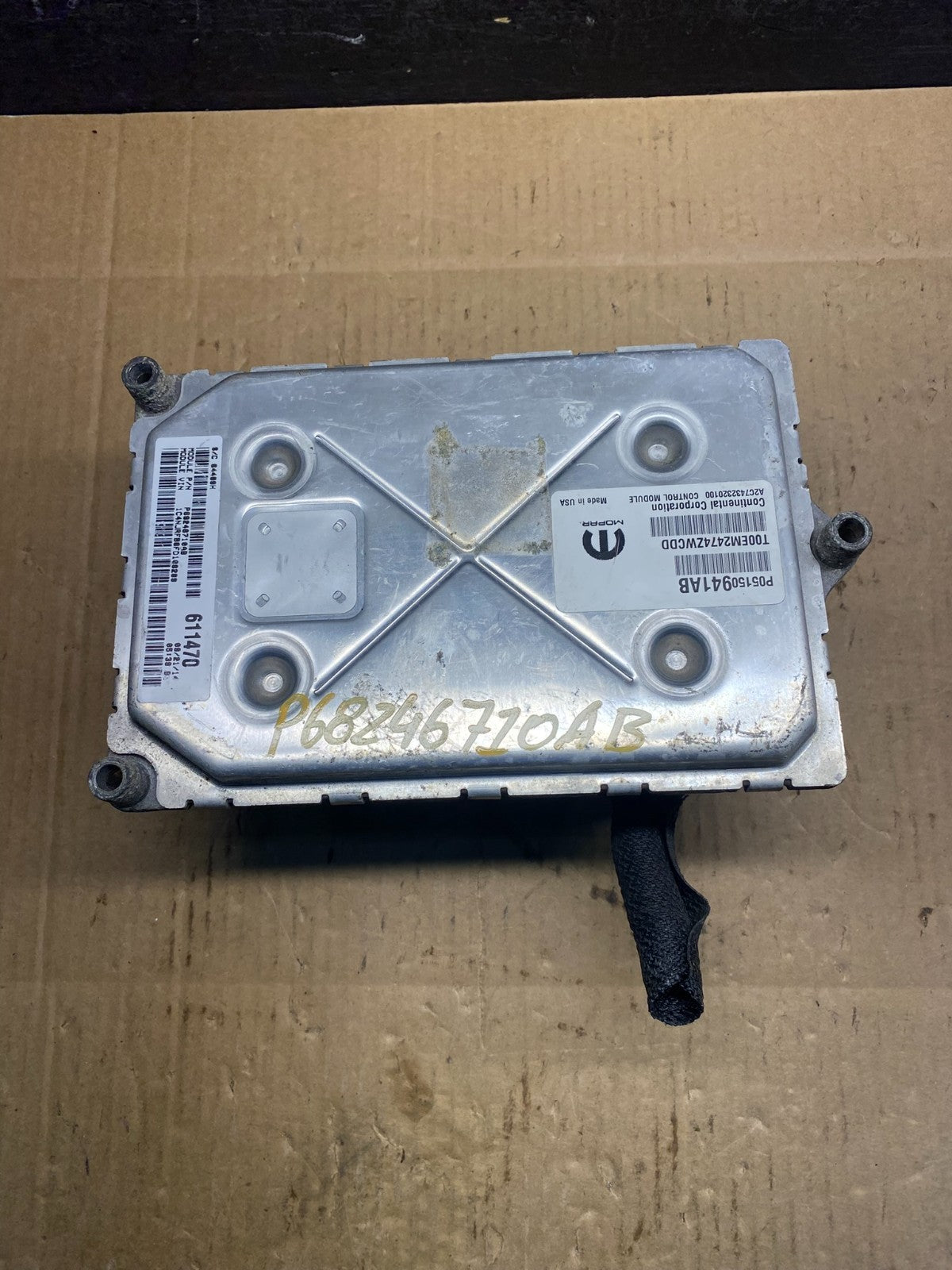 2015-2017 Jeep Compass Patriot Engine Control Module p68246710ab ECU AD5121 DG1