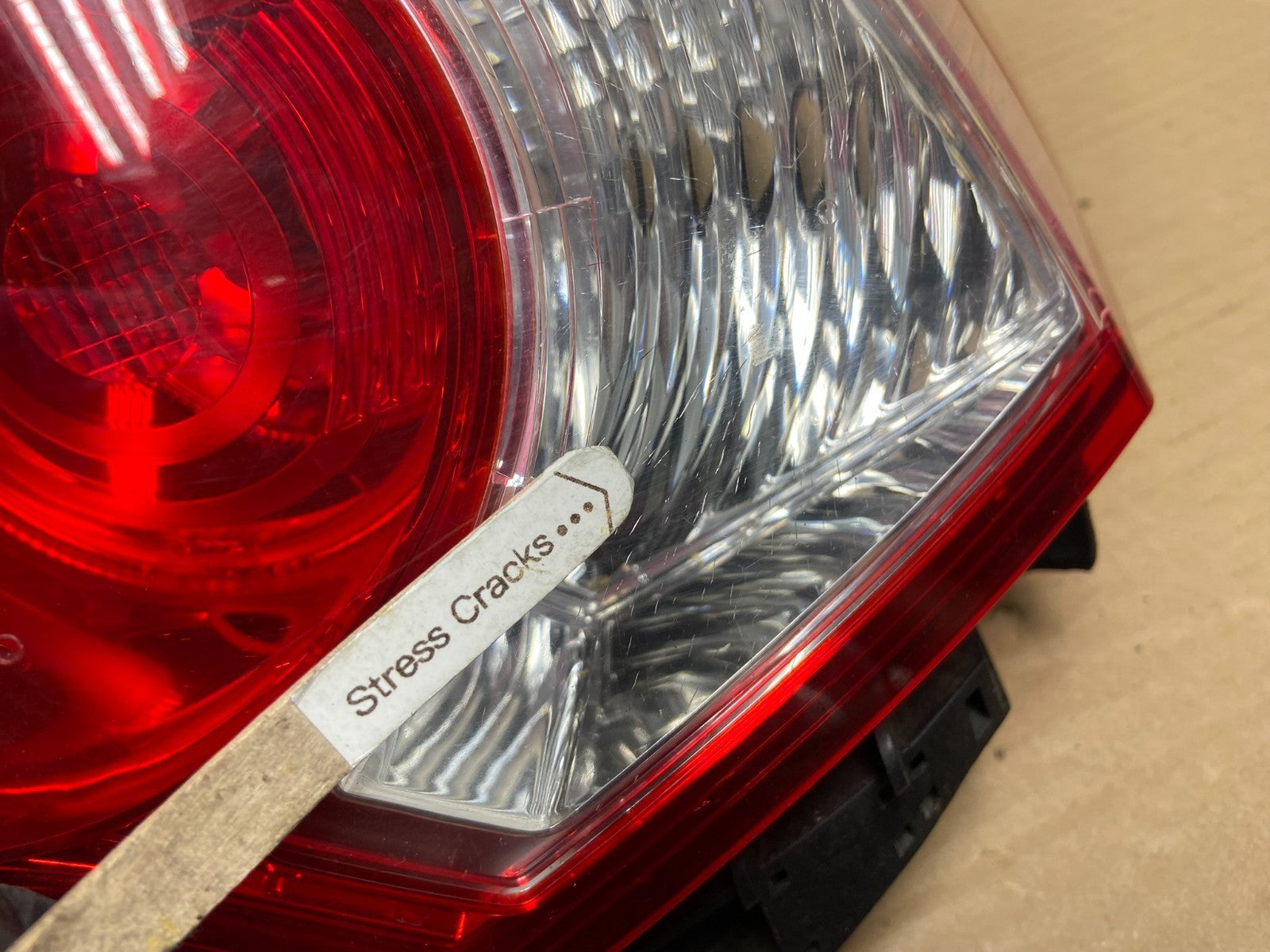 2009 2010 Acura Tsx Sedan Right Passenger Rh Side Tail Light AG8914 DW4