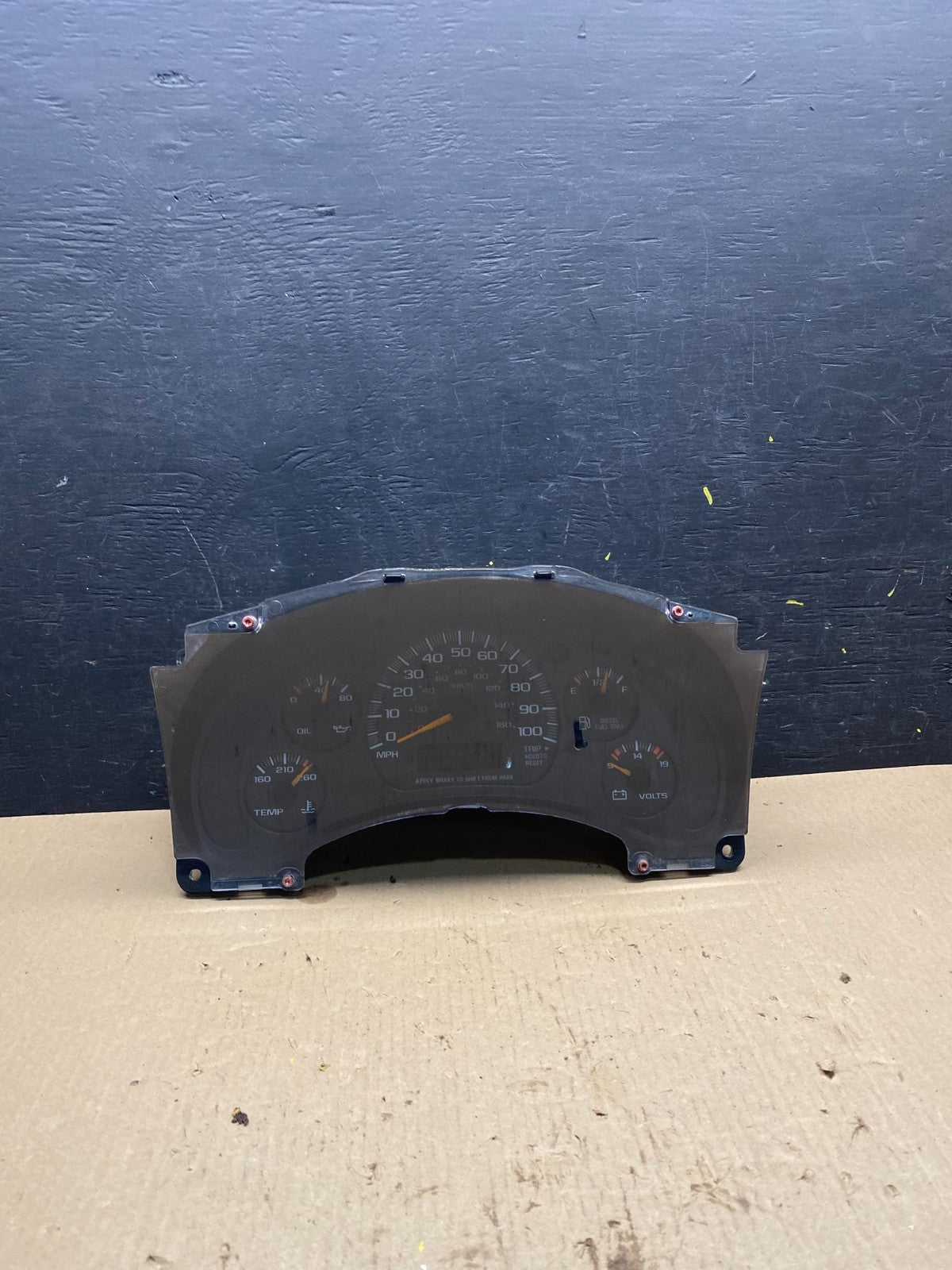 Chevrolet Dashboard Instrument Cluster 16203655 Q7072 PS0
