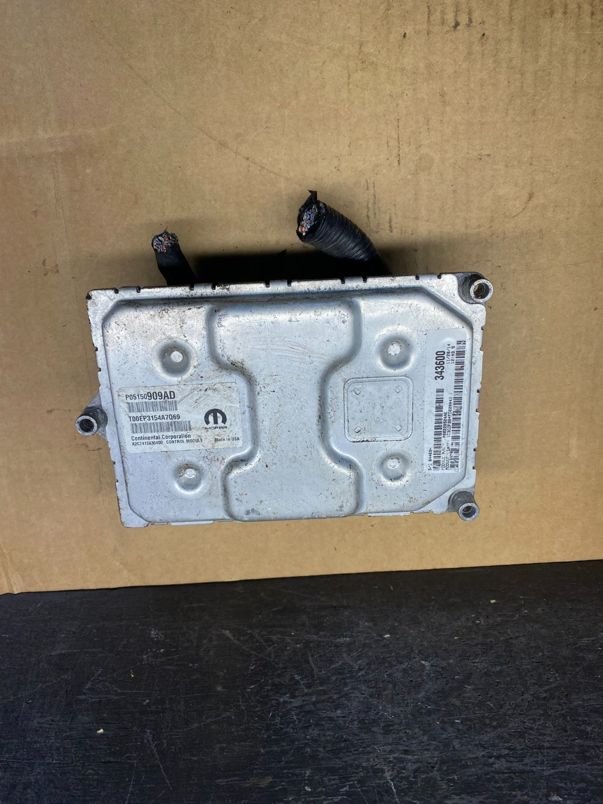 2015 Dodge Dart 2.4L ECU ECM Engine Computer Module AH7205 DG1