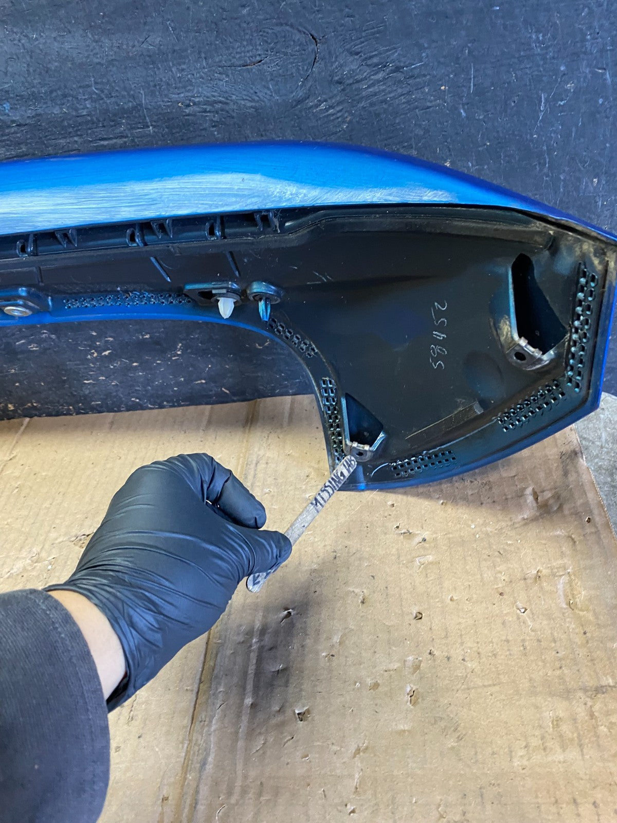 2011 to 2013 Ford Fiesta 5 Hatchback Rear Trunk Spoiler Oem S8690 DG10