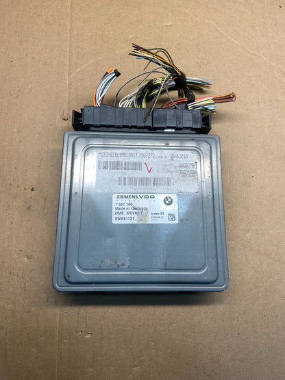 2008 - 2010 BMW 328i 528i E90 ECM ECU Engine Computer 7587166 AF9046 DW0