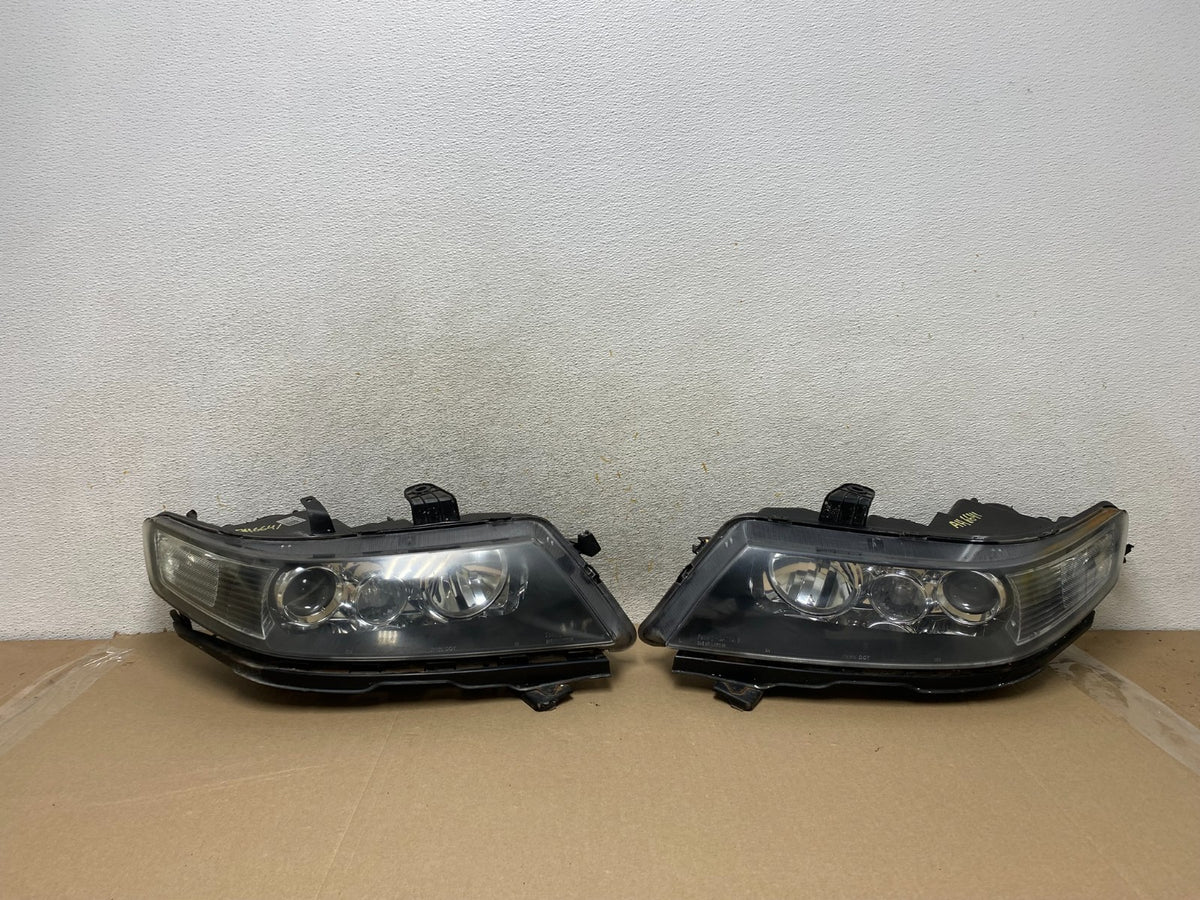 2004 to 2008 Acura TSX Left+Right Side Xenon HID Headlights AH6641 DW0