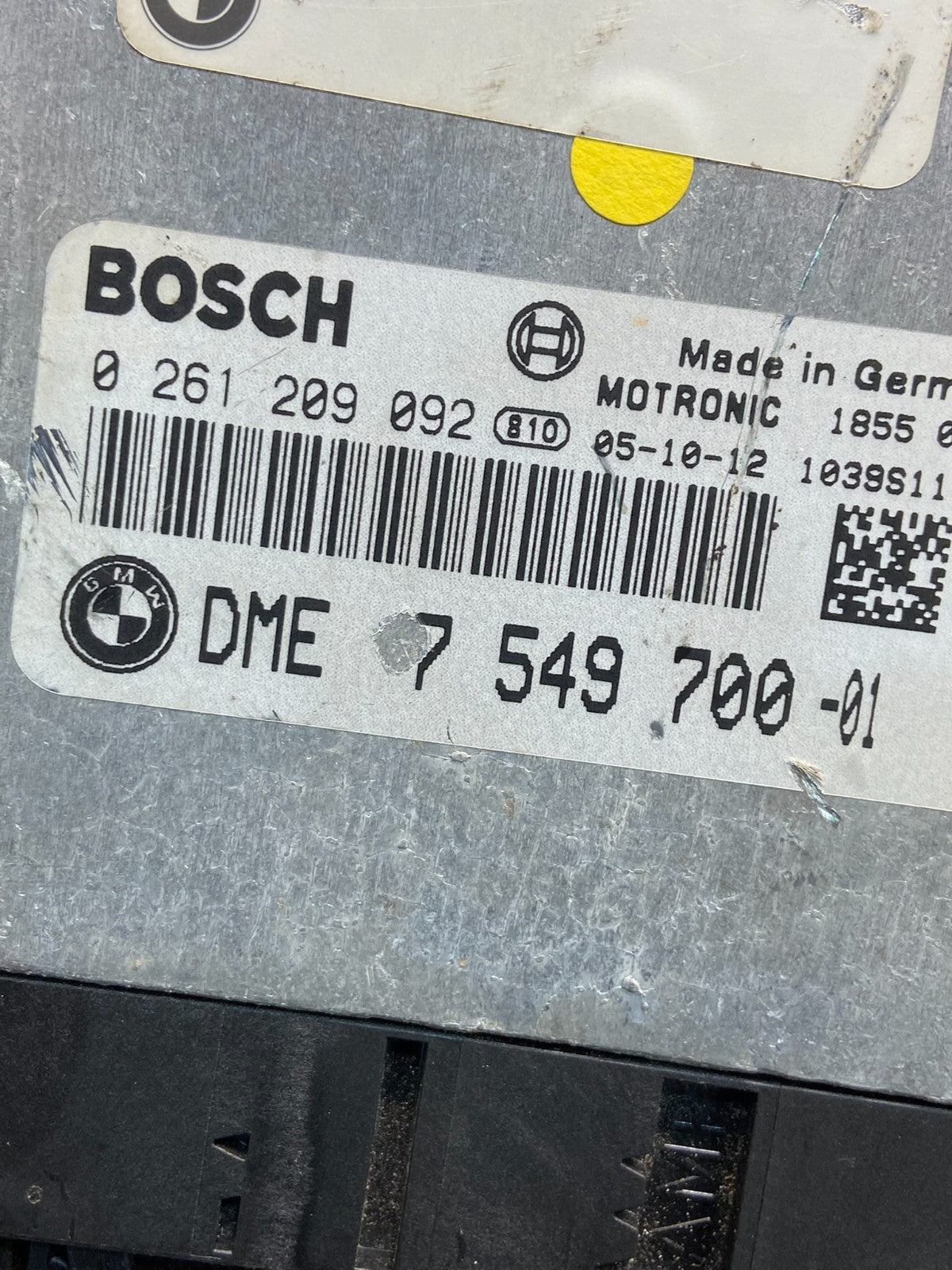 2006 to 2007 Bmw 550i 750i Engine Computer ECU Control Module ECM AE4648 DG2
