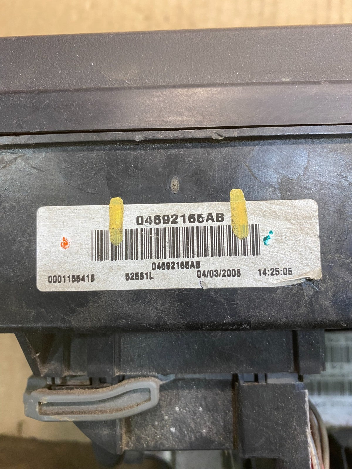 2008 Jeep Grand Cherokee Fuse Box Relay BCM Module Panel 04692165ab AC0686 DG6