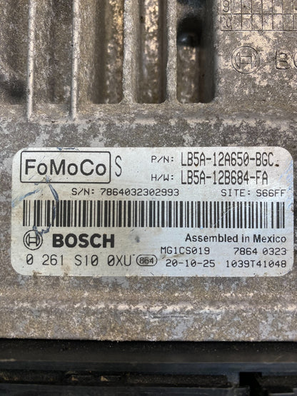 2020 2022 Ford Explorer 3.3 Engine Control ECU Computer LB5A-12A650-BGC AD4855 D2