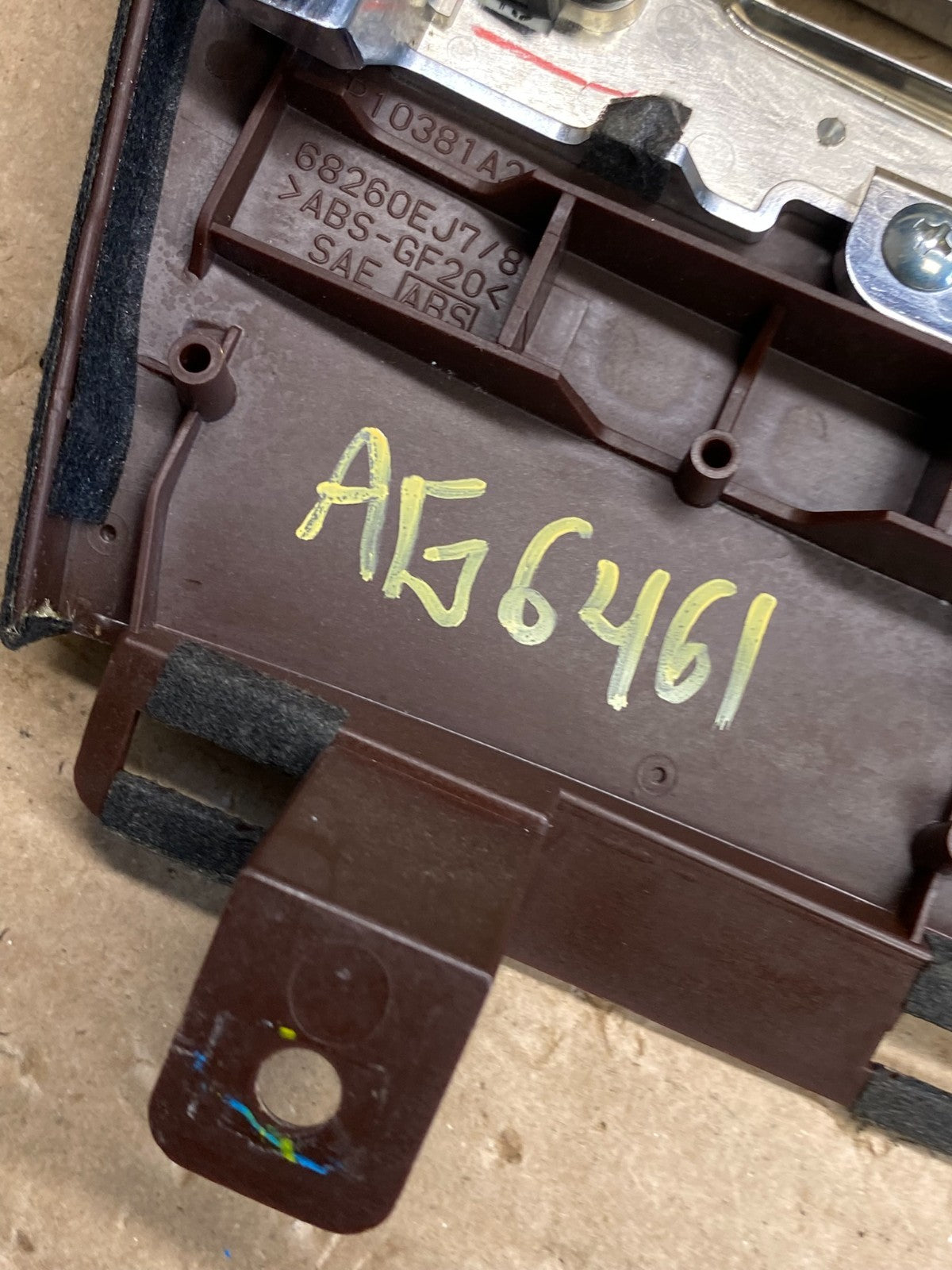 2008 2009 2010 Infiniti M35 Radio Clock Control Panel Plate ag6461 DG8