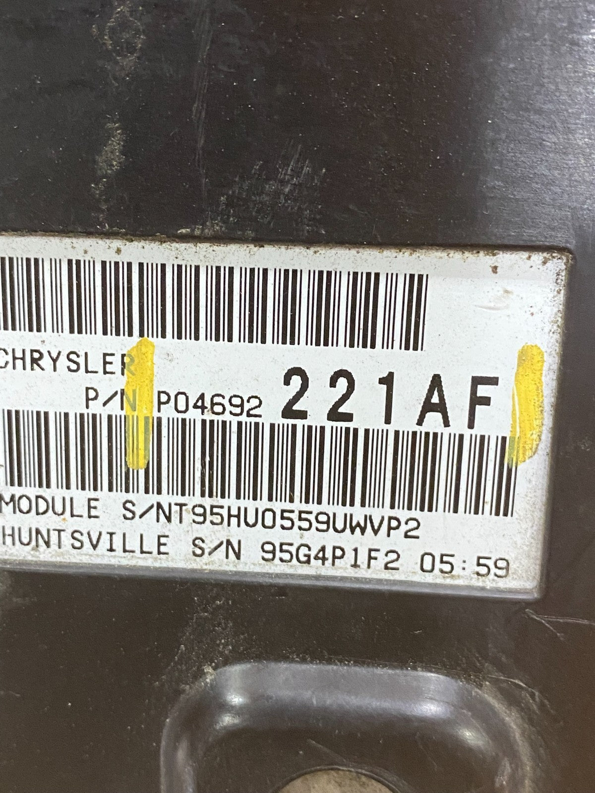 2009 Jeep Grand Cherokee Fuse Box Relay Panel P04692221AF ac0660 DG6