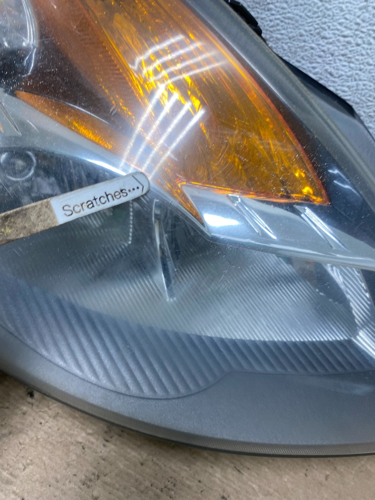 Sedan 2007 to 2009 Nissan Altima Right Passenger Halogen Headlight AF5039 DW3