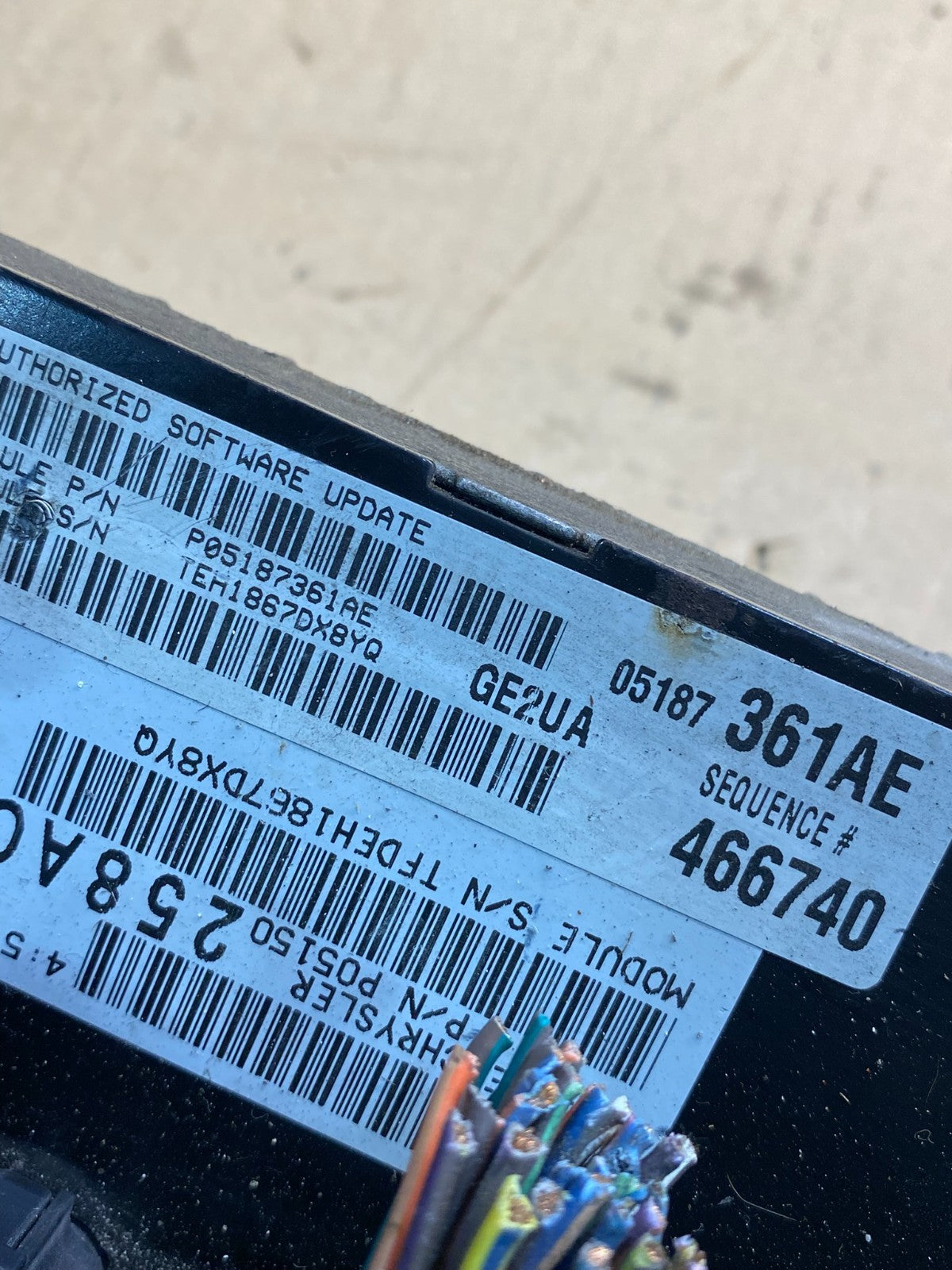 2008 Jeep Grand Cherokee Commander 5.7L Engine Computer ECU PCM AI5290 DG2