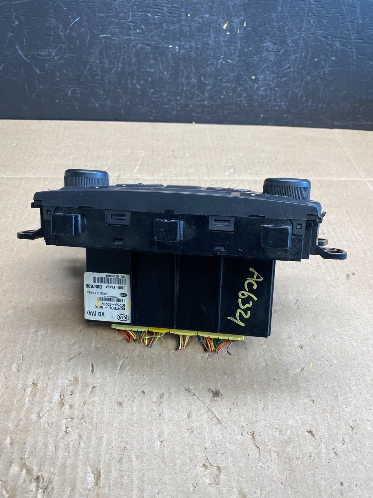 2006 to 2012 Kia Sedona Heater Temperature AC Climate Control AC6321 DG3