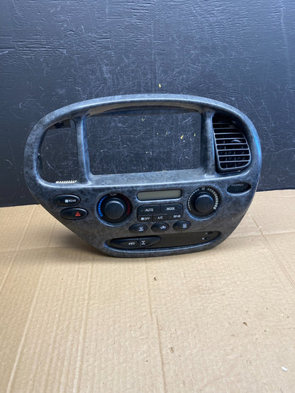 2001 to 2004 Toyota Sequoia AC Temp Heater Climate Control Bezel AC9340 DG0