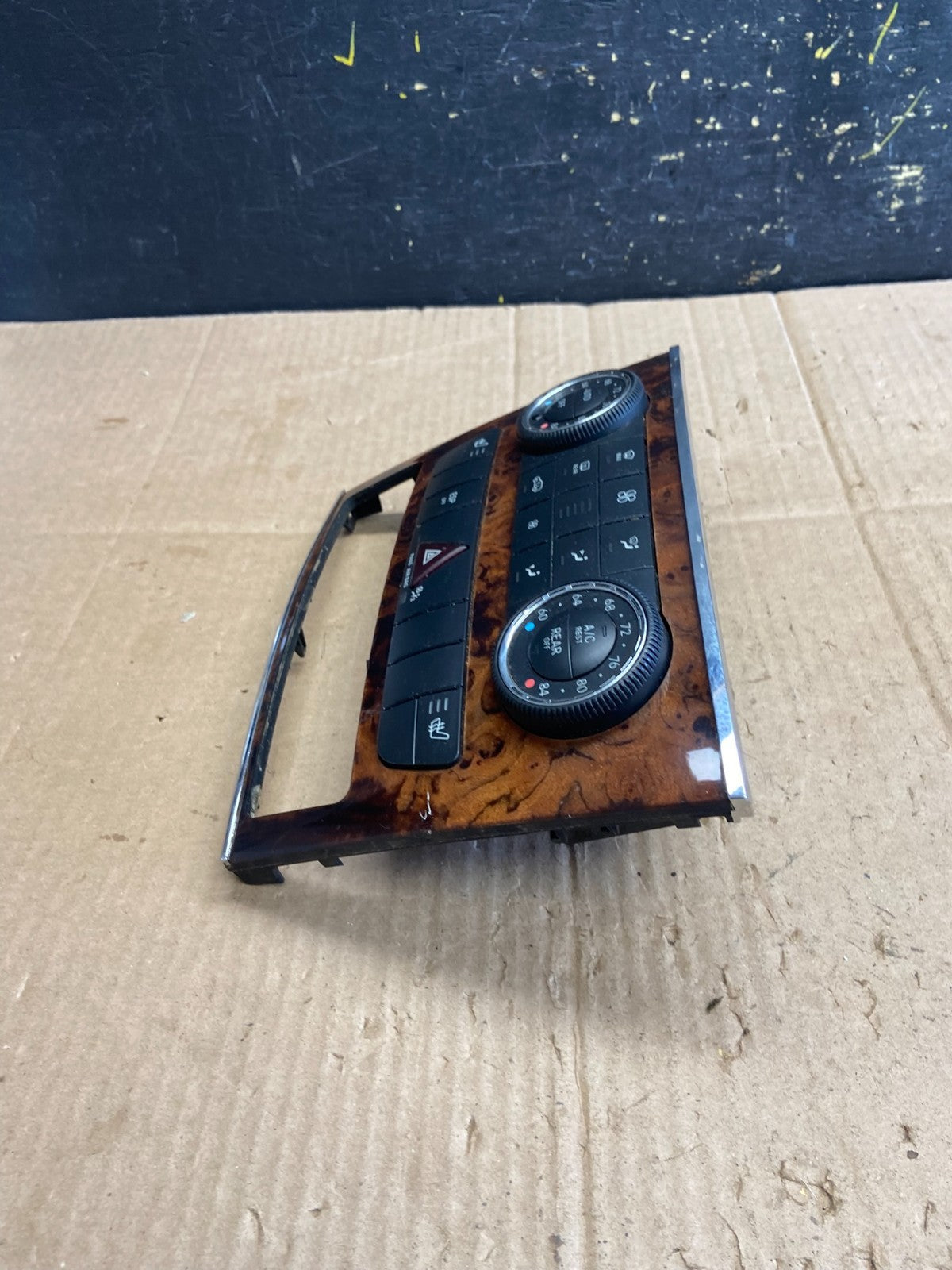 2007-2012 Mercedes X164 GL350 GL450 Climate Control Bezel Wood Switch aa8073 DG2