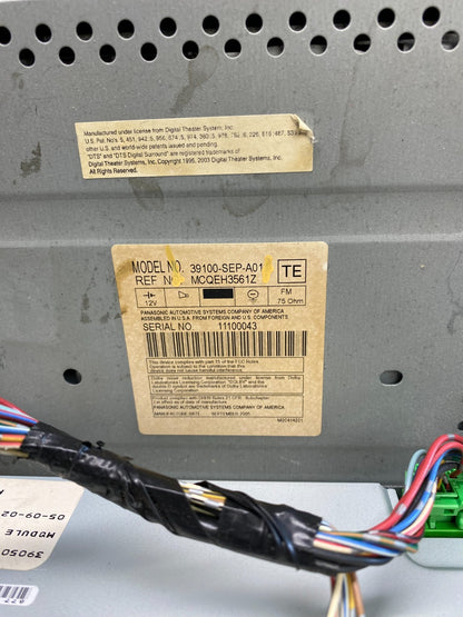 2004 2006 Acura TL CD Player Radio Climate Control ac6299 DG5
