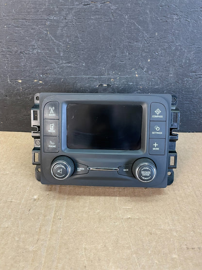 2014 to 2015 Jeep Cherokee Media Satellite Radio Screen Display AF3688 DG0