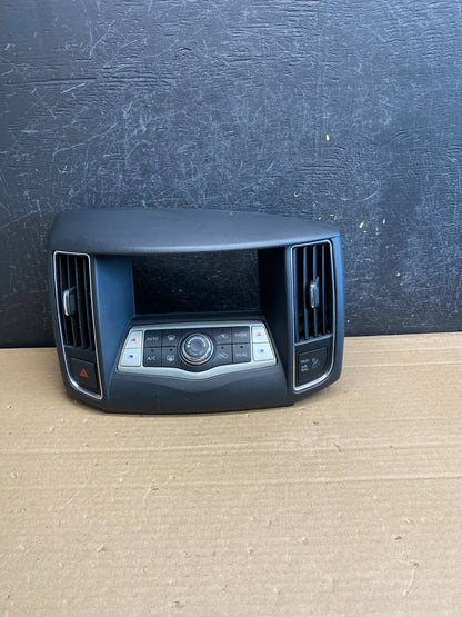 2009-2014 Nissan Maxima Center Console Climate Control Radio Bezel AG0088 DG0