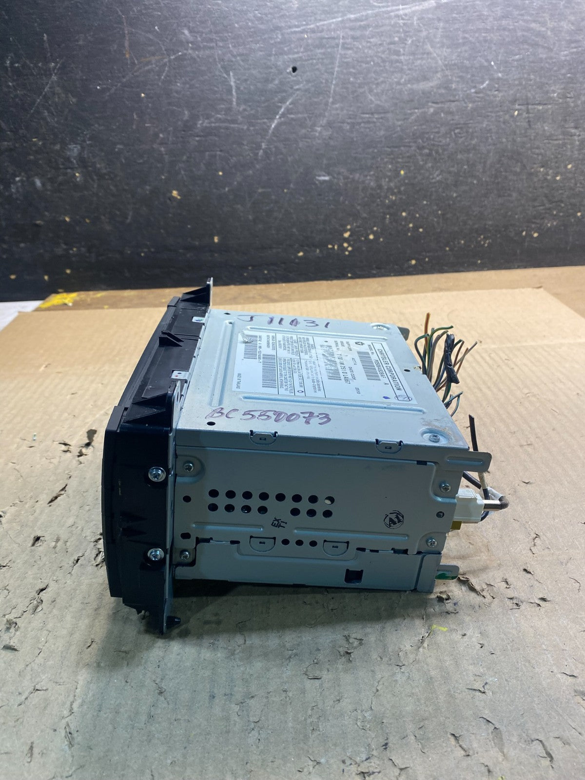 2011 Jeep Grand Cherokee Media Satellite Radio Screen Display Z5380 DG2