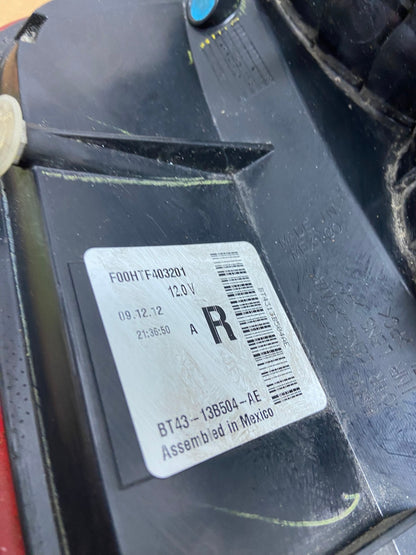 2011 2012 2013 2014 Ford Edge Right Passenger RH Side Tail light AD9349 LK6