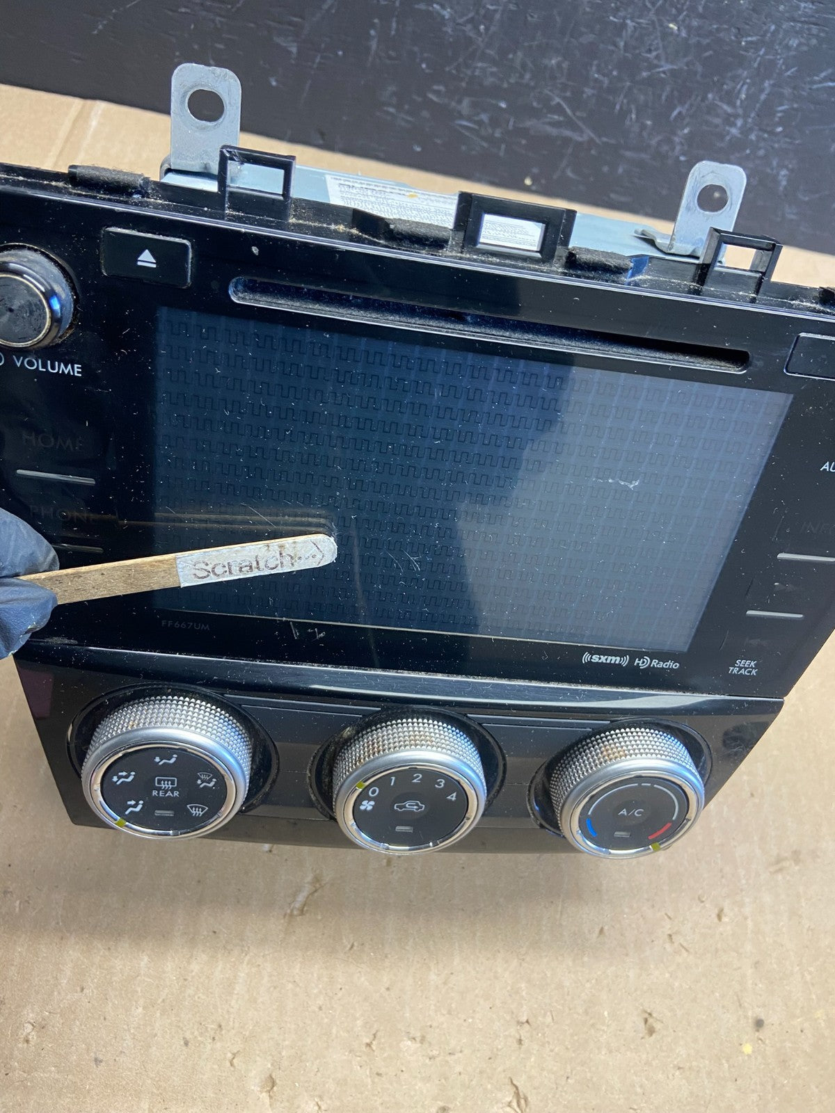 2016 Subaru Forester Navigation Radio Screen Display AB9362 DG1