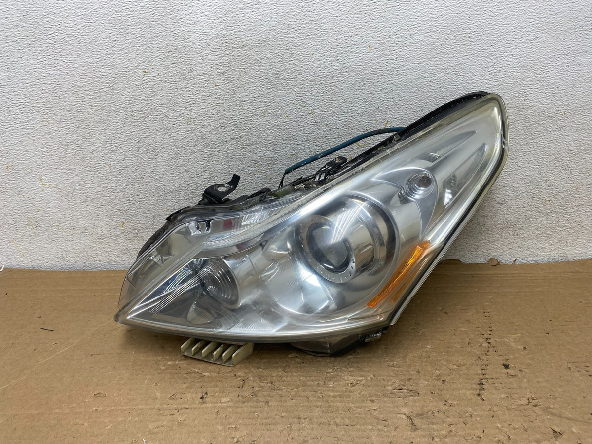 Sedan 4Door 2010 to 2013 Infiniti G37 Left Driver Headlight Xenon AH9218 DW0