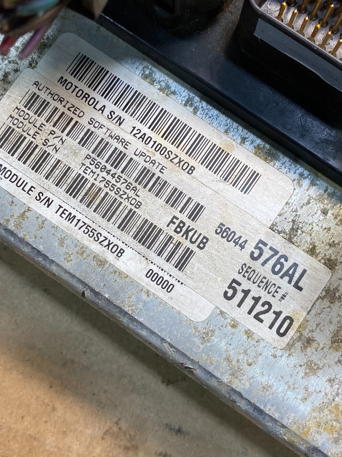 2005 to 2006 Jeep Liberty 3.7L ECU ECM PCM Engine Computer p56044576al AH9589 DG2