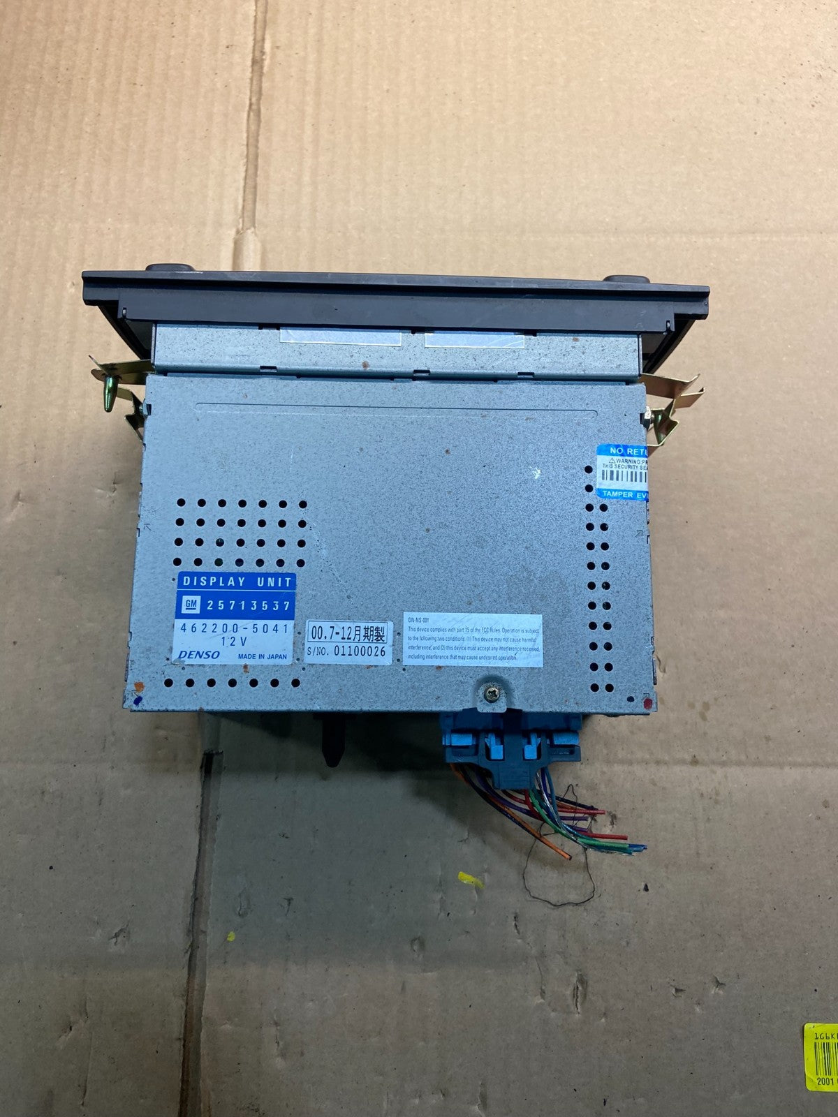2000 - 2001 Cadillac Deville Radio Information Display Screen OEM Y4406 DG1