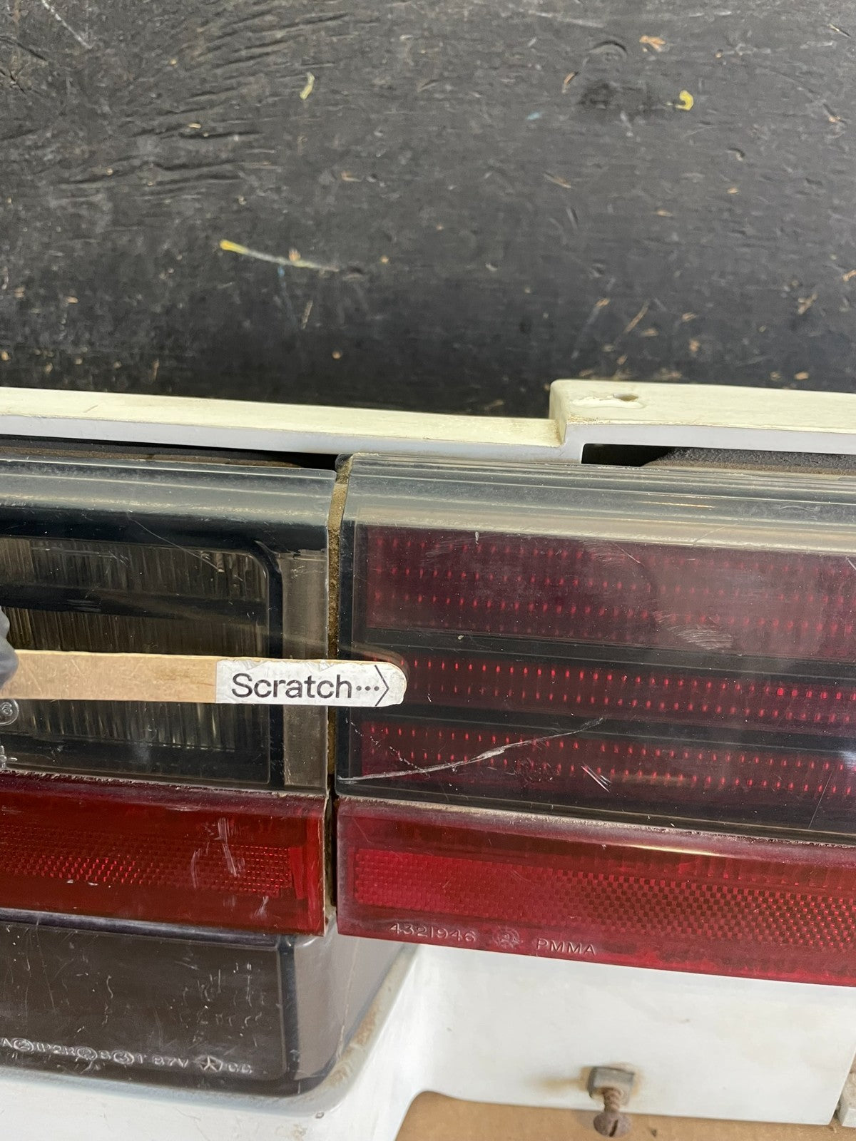 1987 to 1991 Dodge Daytona Taillight Rear Header Panel AA60103
