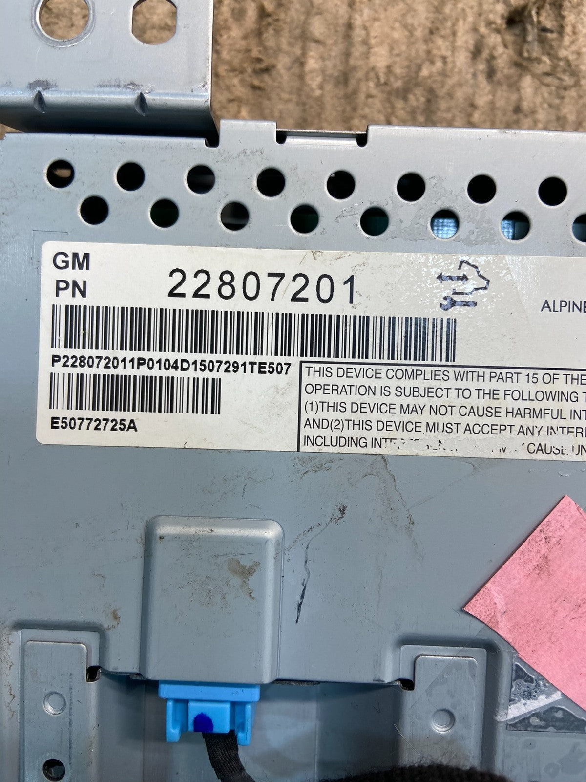 2010 - 2011 Chevrolet Equinox Radio Display Screen Information Dash Oem Z0779 DG7