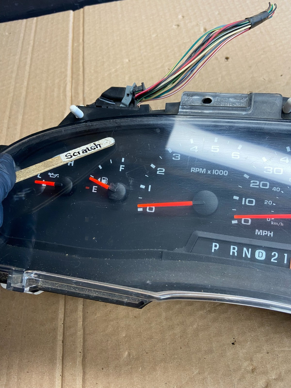 2006 Ford E350 Gauge Speedometer Cluster af6148 DG3