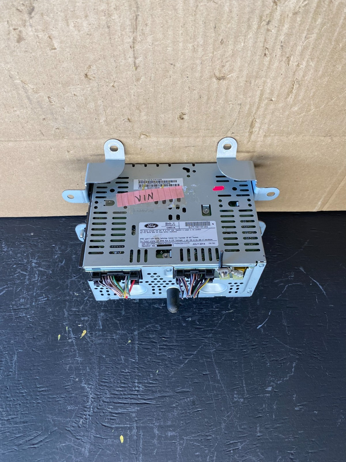 2015 Lincoln MKC OEM CD Player AM FM Radio Receiver Satellite AB9584 DG3