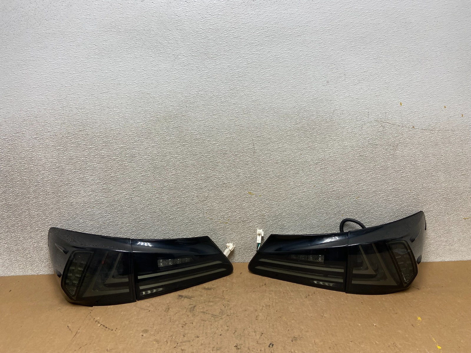 2006-2008 Lexus Is250 Is350 Left+Right Inner LED Black Tail Lights W5262 DW0