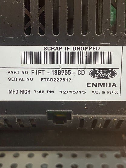 2015 2016 2017 Ford Focus Fusion Radio Screen Receiver AM FM CD MP3 AD1575 DG5