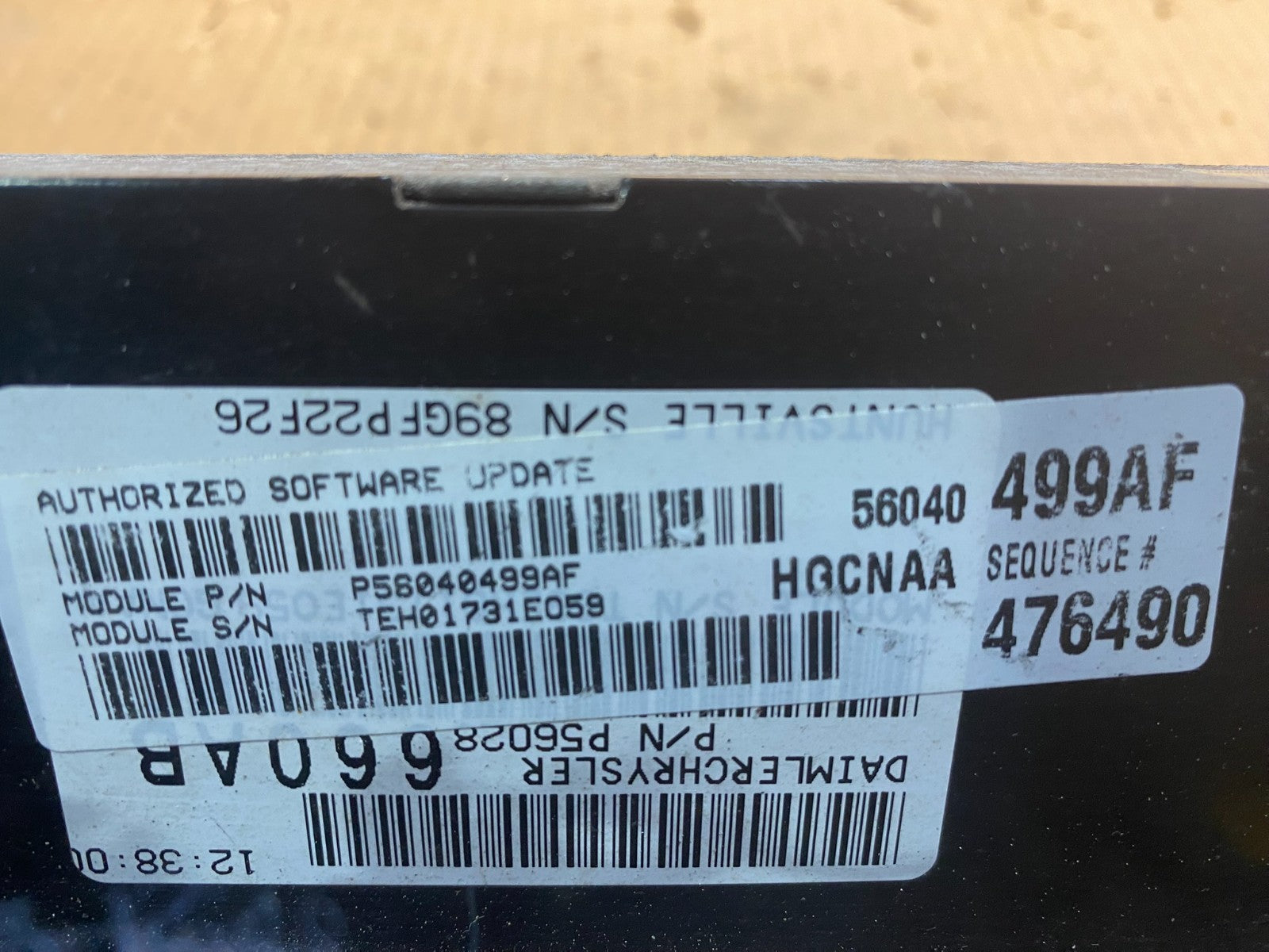 2003 Dodge Dakota 4.7L Engine Computer Module ECM ECU Unit AC2608 DW2