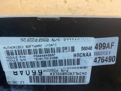 2003 Dodge Dakota 4.7L Engine Computer Module ECM ECU Unit AC2608 DW2