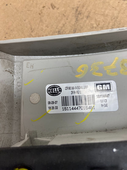 2007 to 2010 Saturn Outlook Right Passenger RH Inner Tail Light AC3736 DW6