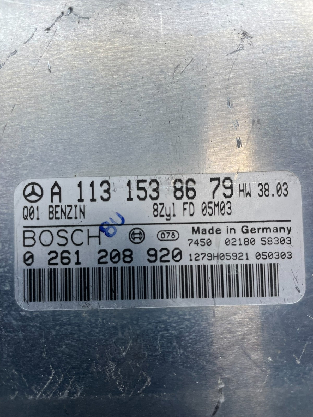 2003 to 2006 Mercedes CL500 CLK500 ECU ECM Engine Control Module OEM r9151 DG4
