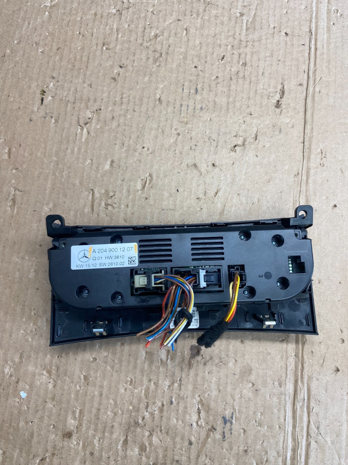 2008 2009 2010 Mercedes C-Class C300 A/C AC Climate Control Panel AE3927 DG3