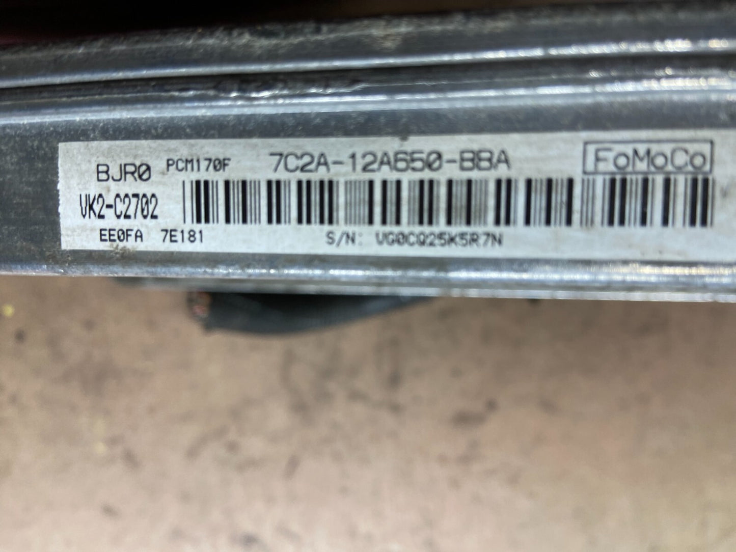 2007 to 2008 Ford E150 ECM ECU 7C2A-12A650-BBA L0856 OEM DG2