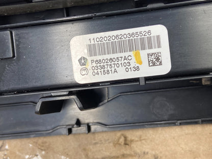 2009 to 2012 Dodge Ram 1500 Center Dash Radio Screen Climate Panel AE1940 DG7