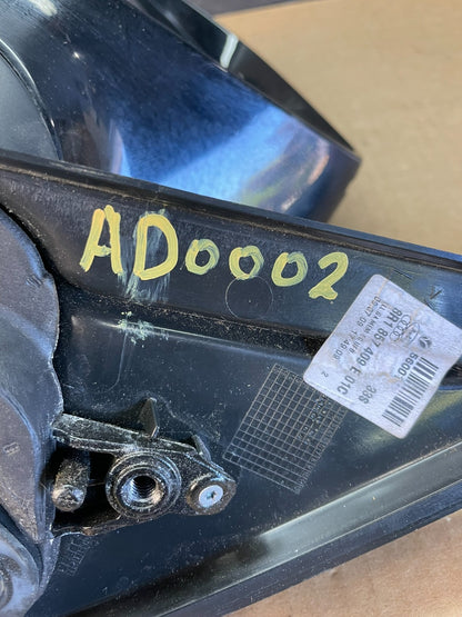 2009 to 2017 Audi Q5 Left Driver LH Side Door View Power Mirror AD0002 DW9