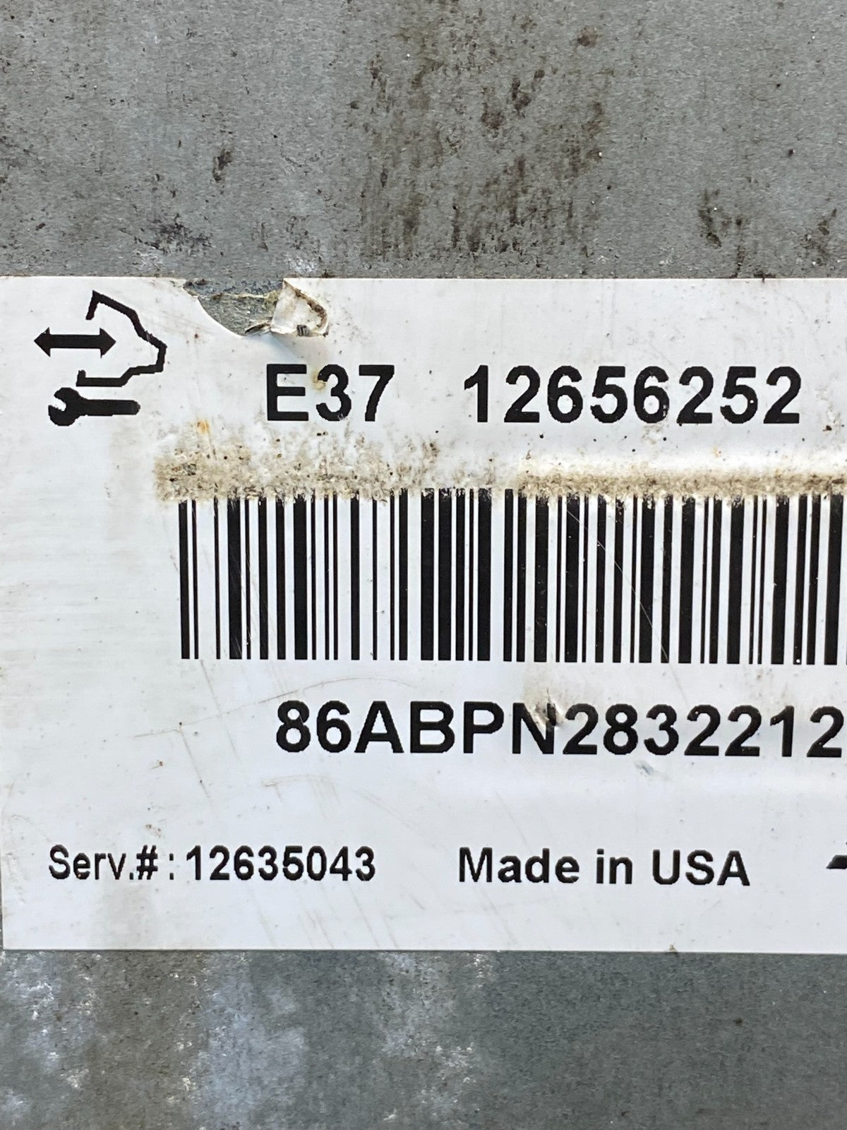 2010 to 2013 Chevrolet Silverado Engine Control Module 12656252 ah1676 DG2