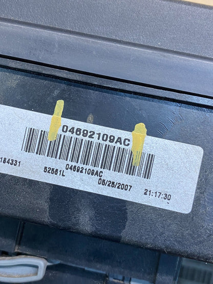 2007 Jeep Grand Cherokee Integrated Power Fuse Box 04692109ac AI0274 DW4