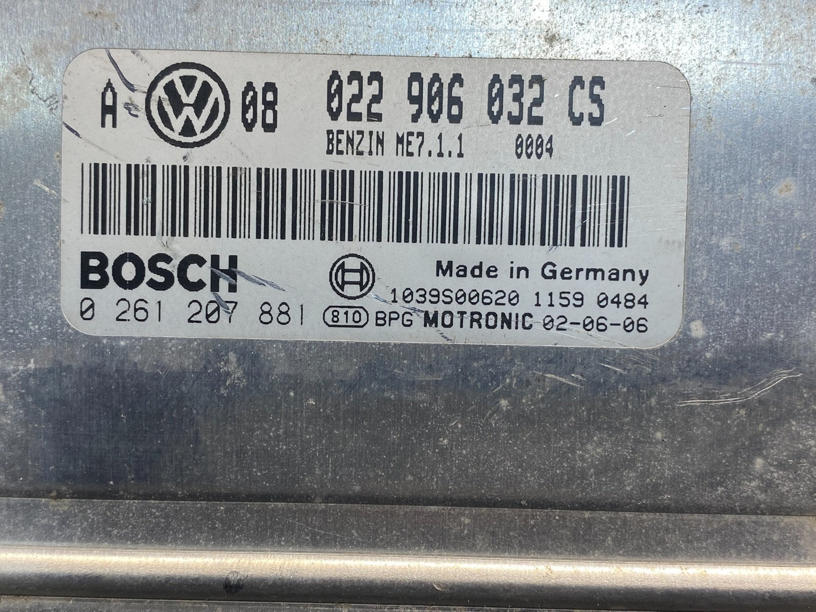 2002 2005 Volkswagen Jetta 2.8L ECM Engine Control Unit ECU AE2173 DG2